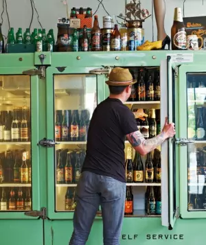Beer in fridge Six Physio
